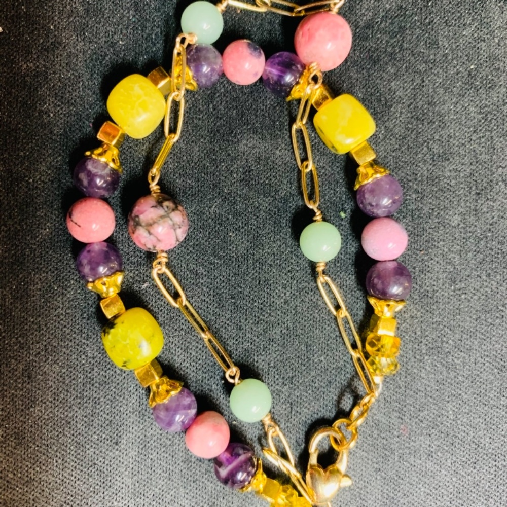 Compassion bracelet (Rhodonite) - Picture 2 of 2